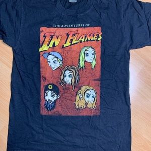 Band tee the adventure of in flames